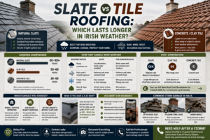 Slate vs Tile Roofing: Which Lasts Longer in Irish Weather?